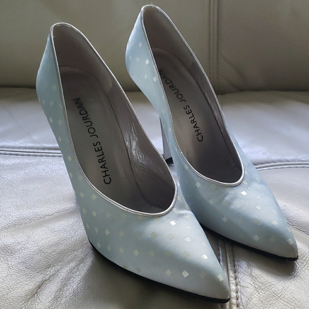 Charles Jourdan Sequined Pumps Shoes 6.5